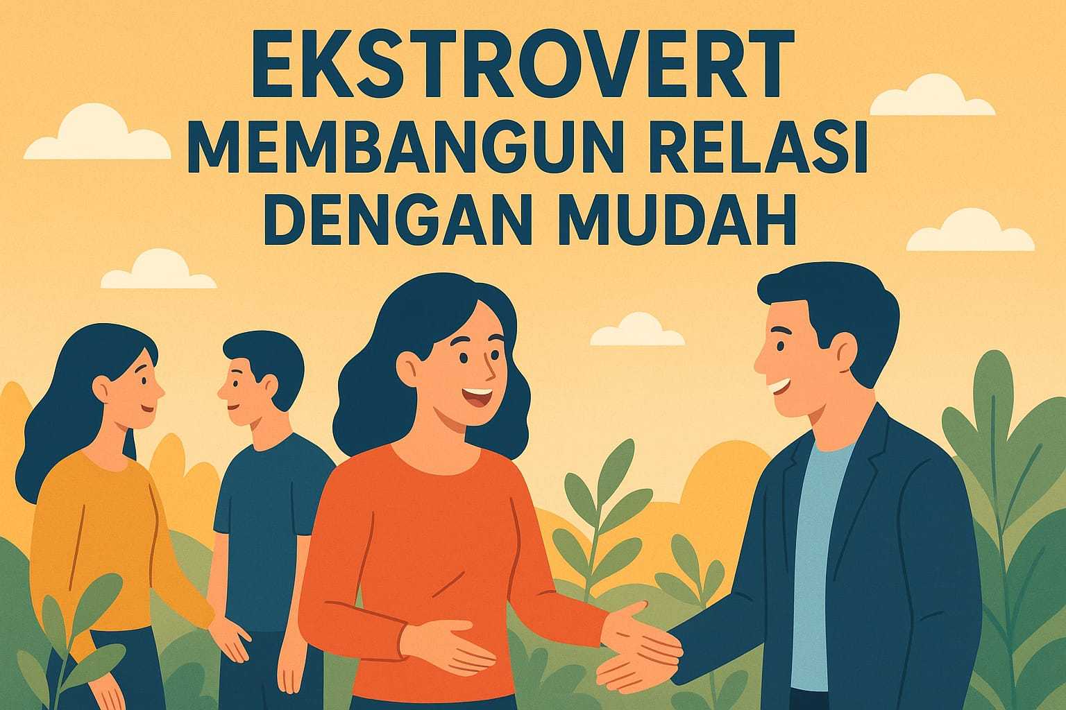 Cara Ekstrovert Membangun Relasi - Featured image