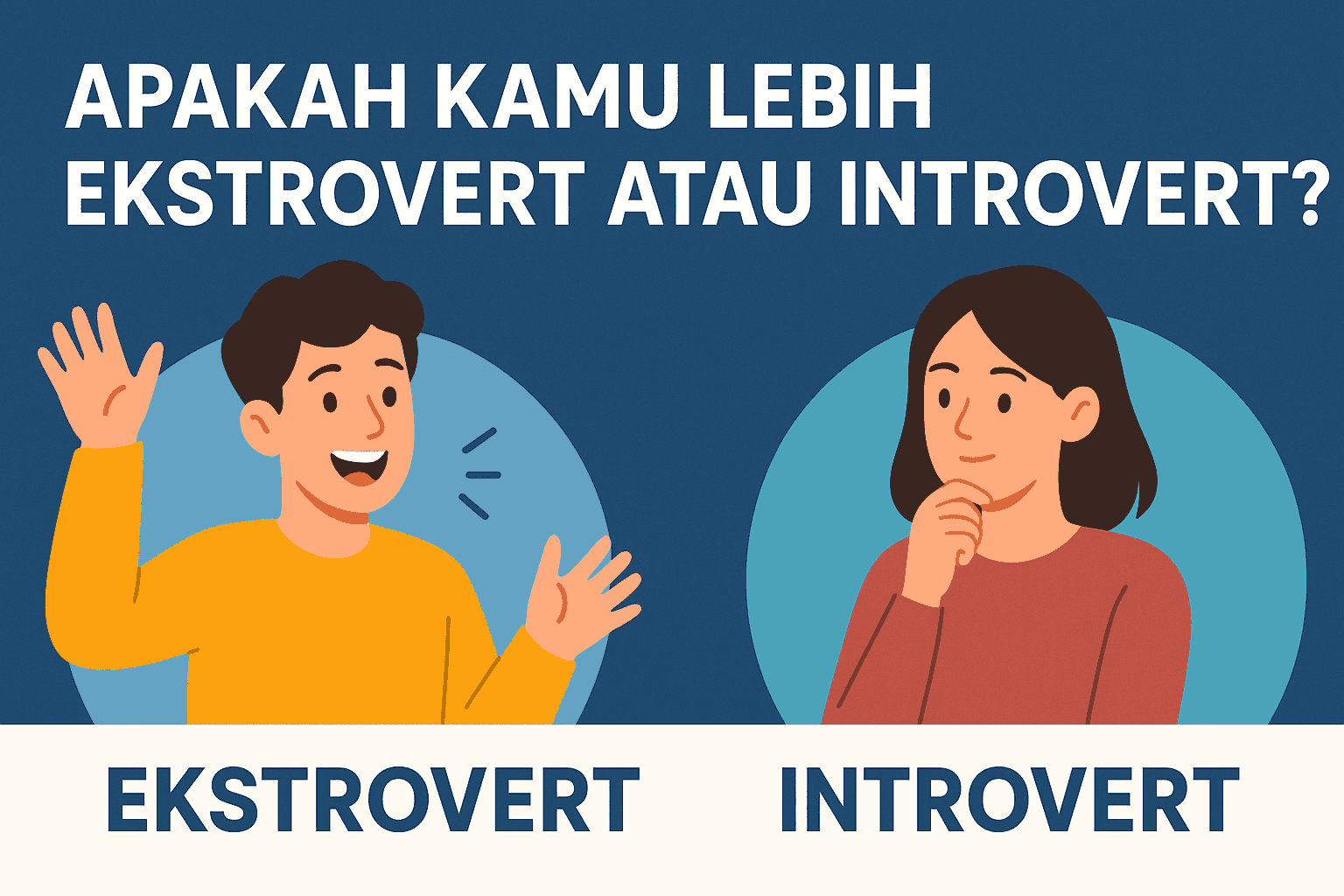 Apakah Kamu Ekstrovert atau Introvert - Featured image